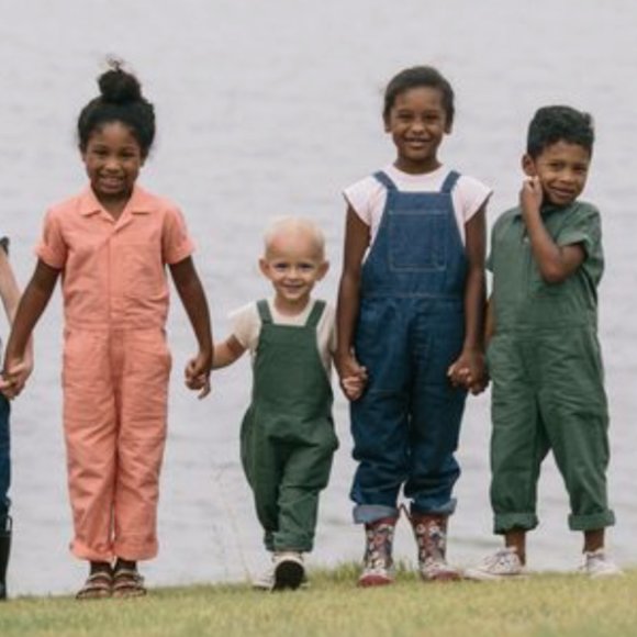 HEY GANG! The Coveralls Fatigue Herringbone - Size 4/5 - Picture 3 of 3